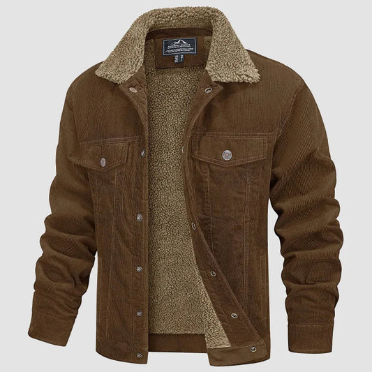 Trendy Corduroy Winterjas Voor Heren - NORDFALL