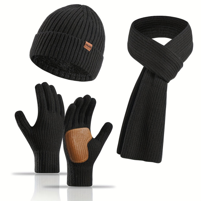 Winter Bliss Set - Muts, Sjaal en Handschoenen voor Koppels - Warm en Stijlvol