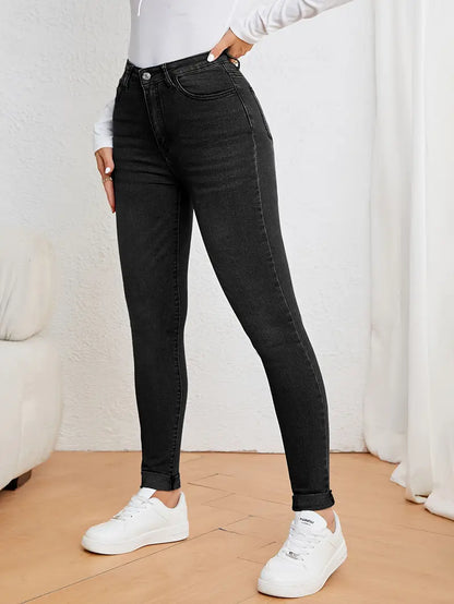 Dames Skinny Jeans – Casual, Stretch Denim, Tijdloos & Comfortabel voor Elke Gelegenheid