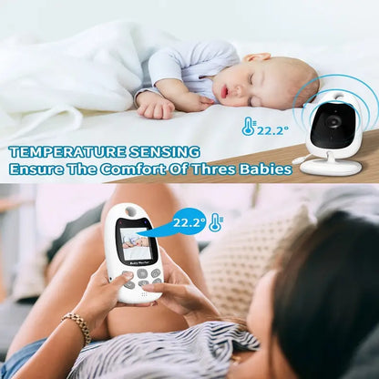 LittleGuard Baby Monitor – Draadloze Video & Audio Babyfoon met Nachtzicht en Tweewegcommunicatie