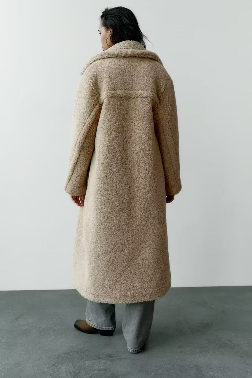 Emma Lange Teddy Coat – Warme & Stijlvolle Jas voor Elk Seizoen