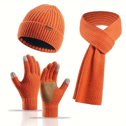 Winter Bliss Set - Muts, Sjaal en Handschoenen voor Koppels - Warm en Stijlvol