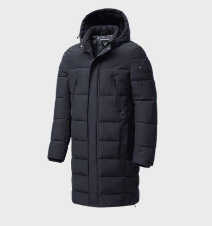 Klassiek wind- en waterdicht parka winterjas met dikke capuchon - NORDFALL