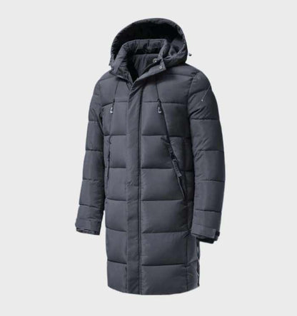 Klassiek wind- en waterdicht parka winterjas met dikke capuchon - NORDFALL