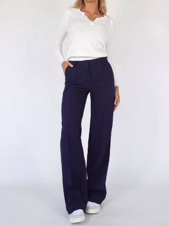 Jill - High-Waist Pantalon – Stijlvolle & Comfortabele Damesbroek - Tijdloze Elegantie