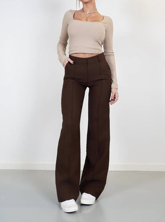 Jill - High-Waist Pantalon – Stijlvolle & Comfortabele Damesbroek - Tijdloze Elegantie