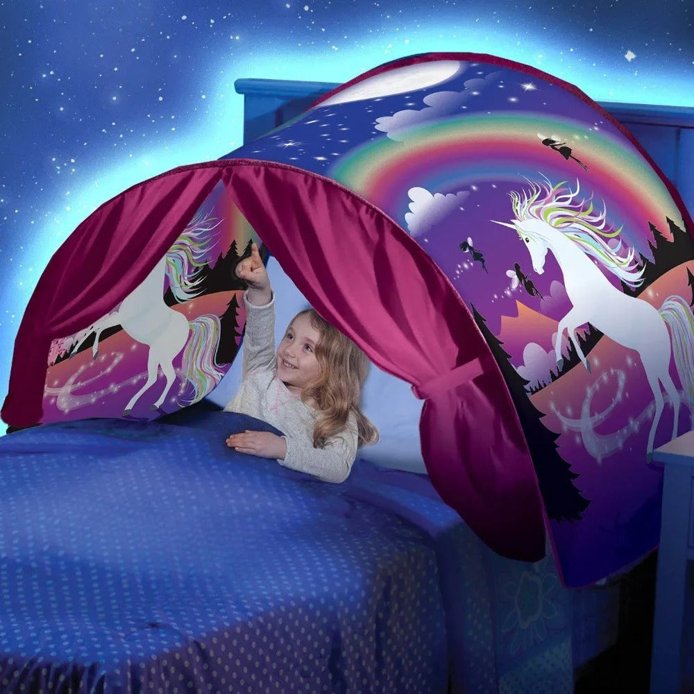 KidsDream - Kinderbedtent - Creëer Magische Dromen Met de Fantasie Tent - Eenvoudige Installatie