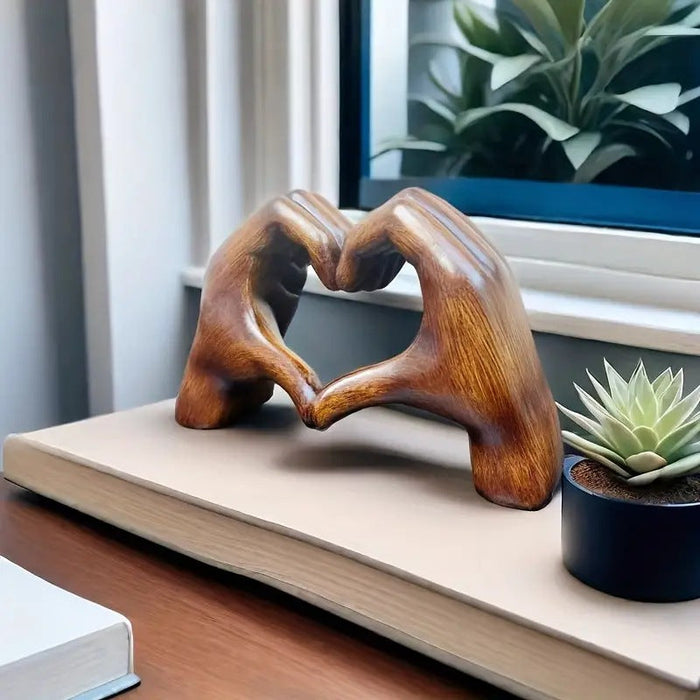 LiefdesHart Sculptuur: Moderne Kunst voor een Romantisch Interieur