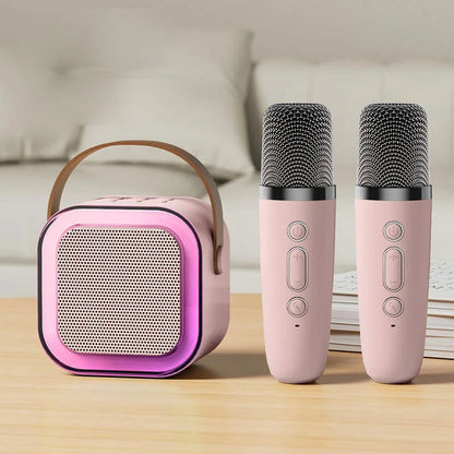 SingJoy Mini Karaoke Systeem – Draadloze Microfoons voor Onvergetelijke Zangmomenten