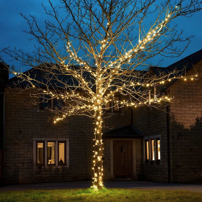 LED Kerstverlichting Voor Buitenhuis - Koppelbare Extra Zuinige Sfeerverlichting Voor Bomen En Tuin