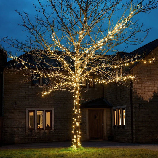 LED Kerstverlichting Voor Buitenhuis - Koppelbare Extra Zuinige Sfeerverlichting Voor Bomen En Tuin