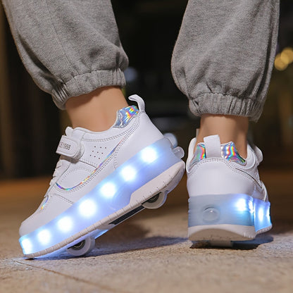 FlashRider – Lichtspektakel Roller Sneakers voor Kinderen