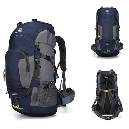 TrailMaster 60L Backpack – Waterdichte Rugzak voor Avontuurlijke Reizen