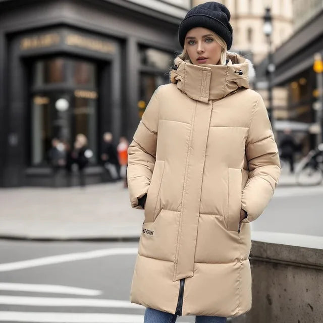 Lange Winterjas Voor Vrouwen - FUSHI