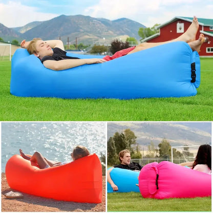 AirRest Outdoor Air Lounger – Handig Luchtbed voor Comfortabele Buitenavonturen