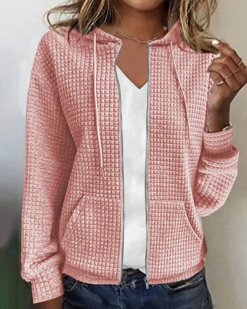 Casual En Comfortabel Dames Vest Met Rits - Ilona