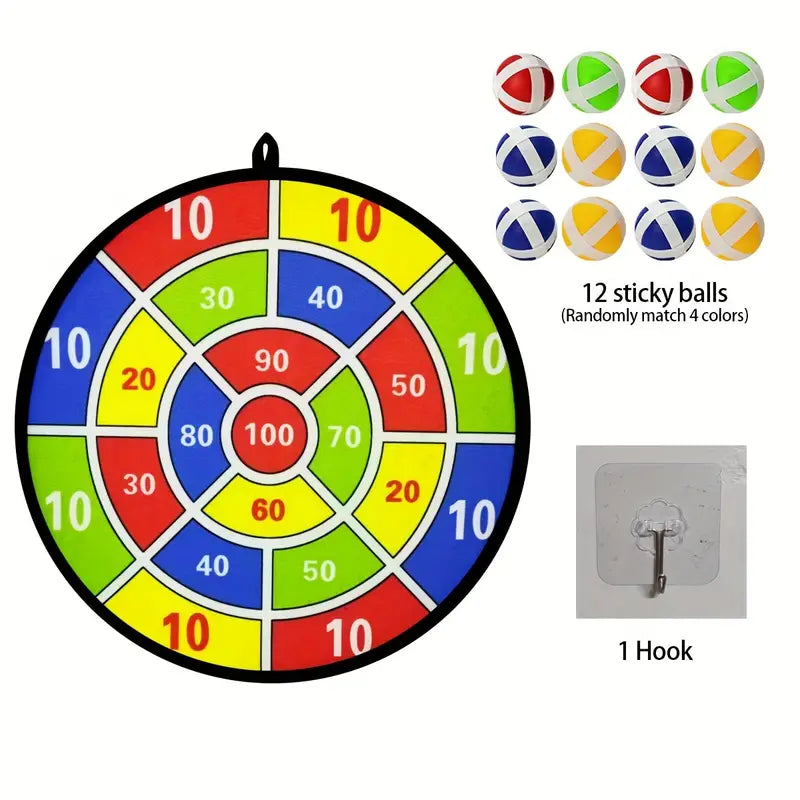 12-delige Sticky Ball Dart Set – Leuk Indoor & Outdoor Speelgoed voor het Hele Gezin