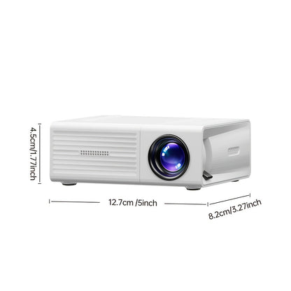 Ultra-Heldere Mini Projector 3000 Lumen – Draagbaar, HDTV & USB, Ideaal voor Thuisbioscoop & Buiten!