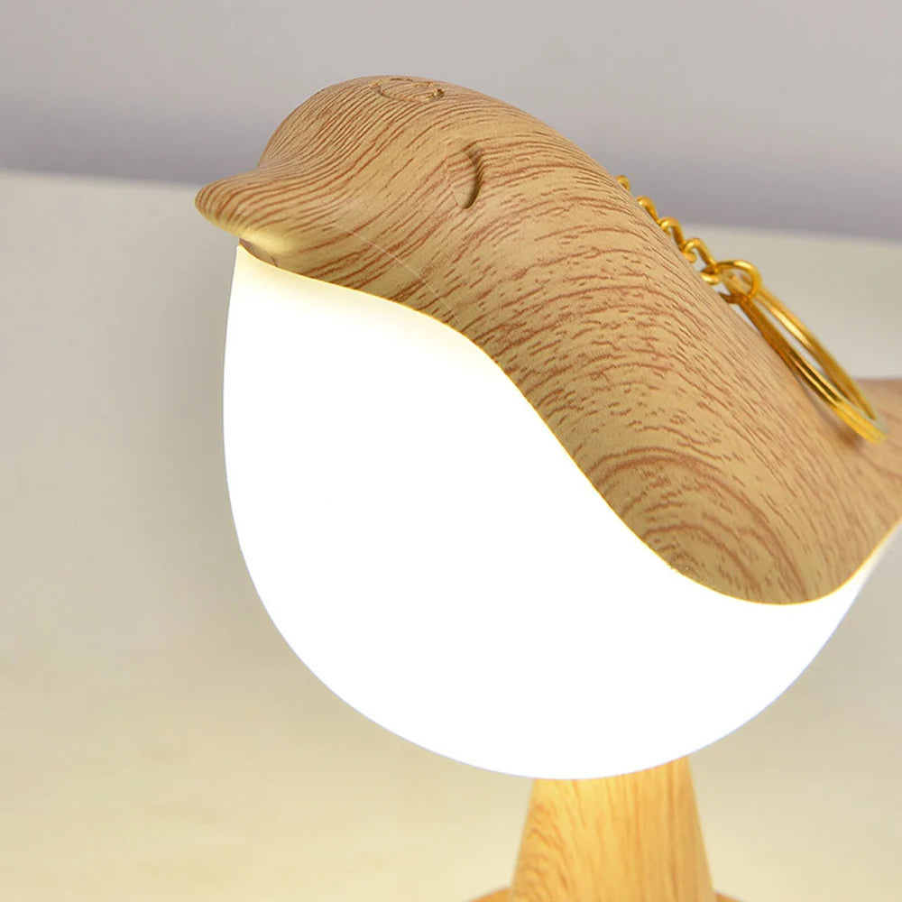 Aviara - Elegante wandlamp in vogelvorm Met Hout