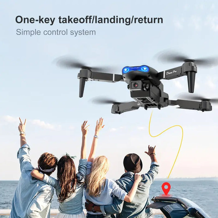 AeroCam Mini Drone - Opvouwbare Drone met HD Camera voor Avontuurlijke Luchtfotografie