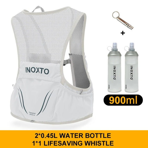 SwiftRun Trailrunvest – Lichtgewicht Hardloopvest met 2 Soft Flasks