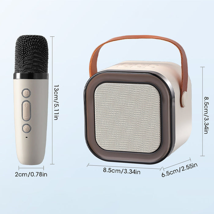 SingJoy Mini Karaoke Systeem – Draadloze Microfoons voor Onvergetelijke Zangmomenten