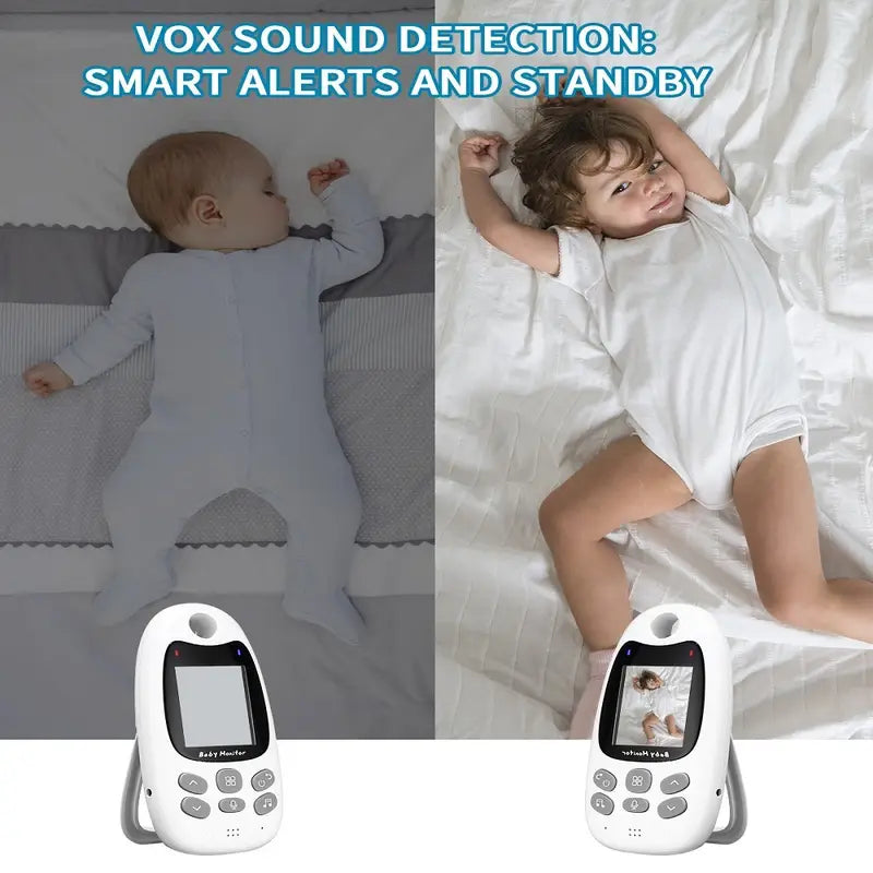 LittleGuard Baby Monitor – Draadloze Video & Audio Babyfoon met Nachtzicht en Tweewegcommunicatie