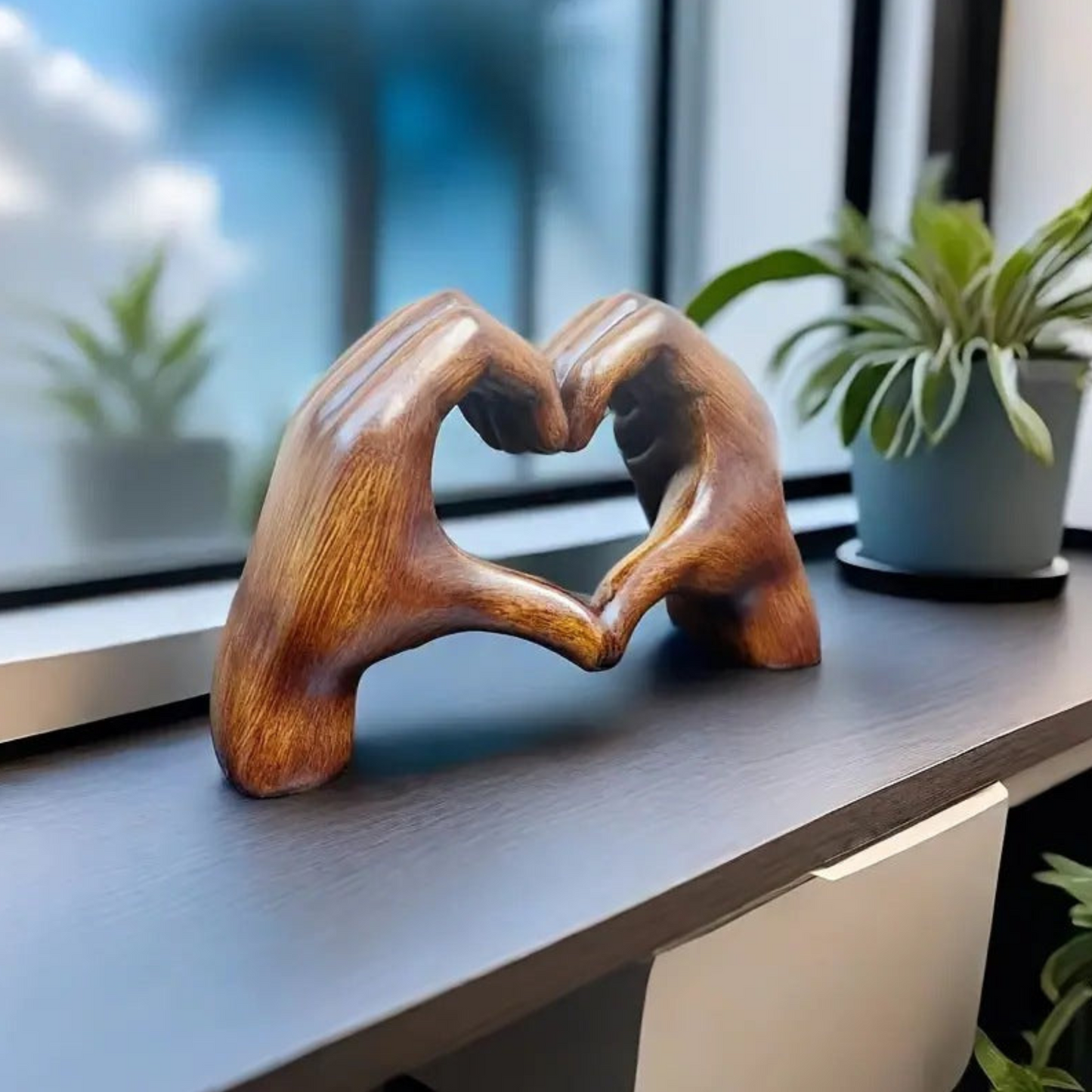 WoodLove - Heart-Shaped Handicraft Van Eiken Hout