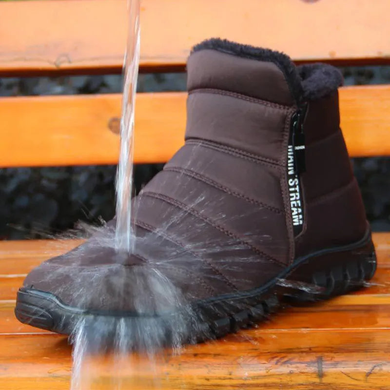 Waterdichte Warme Winterlaarzen Met Rits Unisex - NORTHFALL