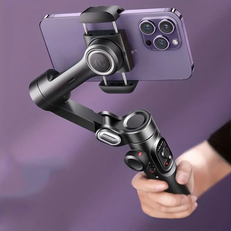 SmartPro Handheld Gimbal Stabilizer - Vouwbare Smartphone Video Vlog PTZ Stabilizer voor iPhone, Android en Samsung