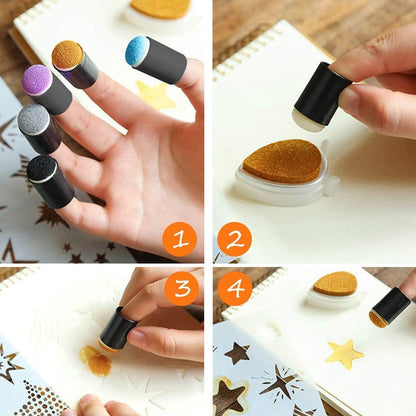 Vinger Verf Kit - Creatieve doe-het-zelf-set voor kinderen - Perfect cadeau voor de feestdagen