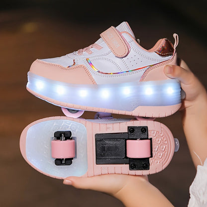 FlashRider – Lichtspektakel Roller Sneakers voor Kinderen