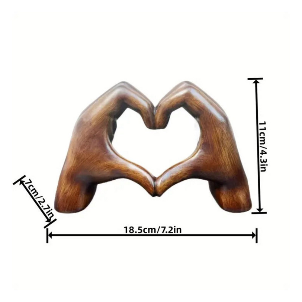 WoodLove - Heart-Shaped Handicraft Van Eiken Hout