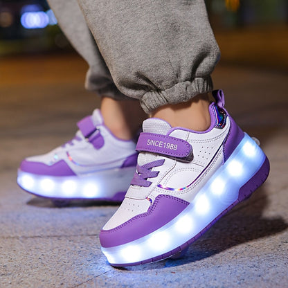 FlashRider – Lichtspektakel Roller Sneakers voor Kinderen