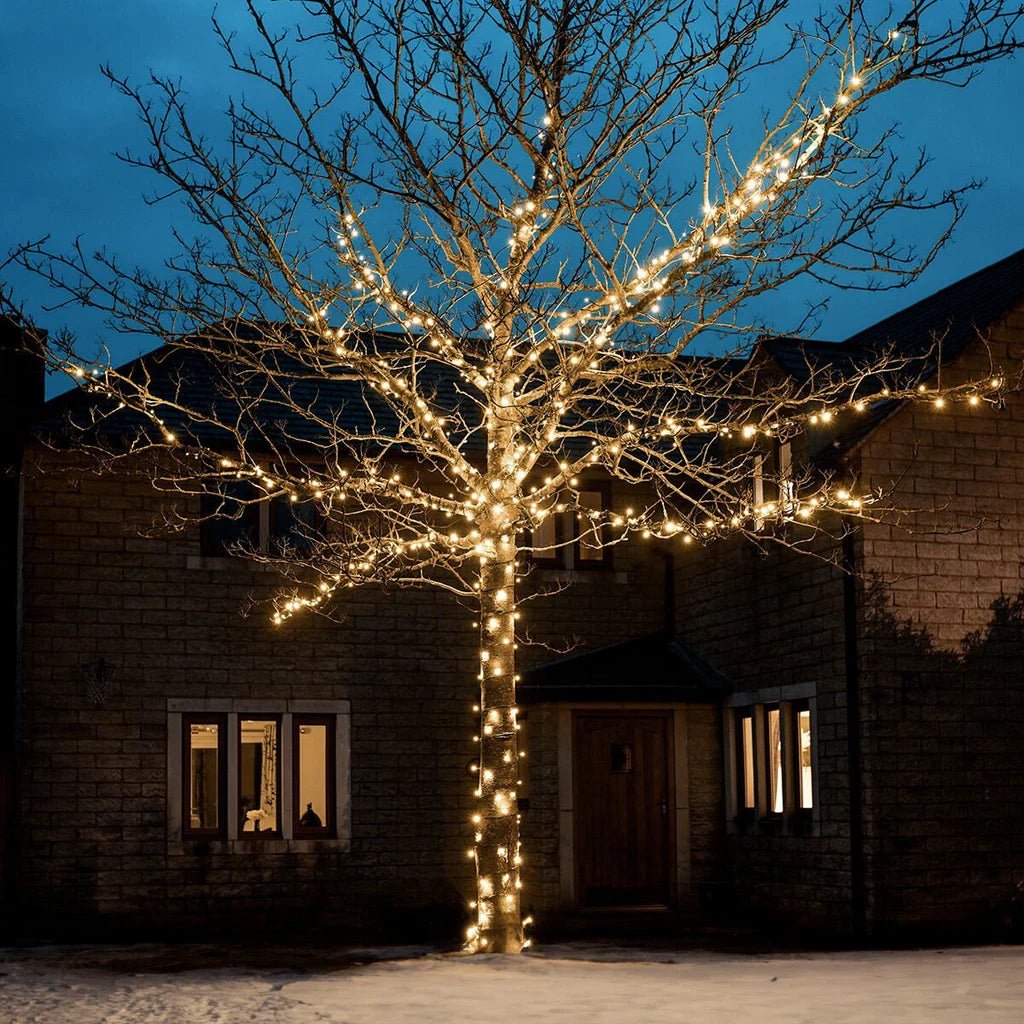 LED Kerstverlichting Voor Buitenhuis - Koppelbare Extra Zuinige Sfeerverlichting Voor Bomen En Tuin