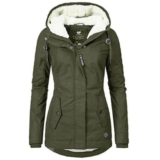 Armeni - Comfortabele Dames Winterjas Met Capuchon