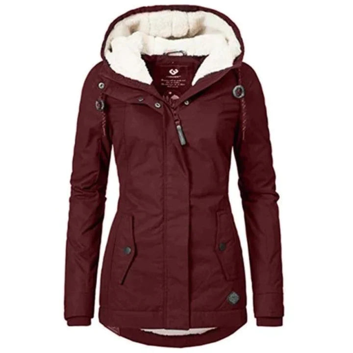 Armeni - Comfortabele Dames Winterjas Met Capuchon