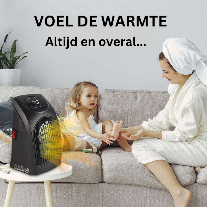 EasyHeat - 2.0 Draagbare Elektrische Verwarming - Bespaar Honderden Euro's Deze Winter Met De Zuinige kachel!