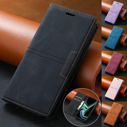 Nordholm Lederen Wallet Flip Case – Stijlvolle Bescherming voor Google Pixel