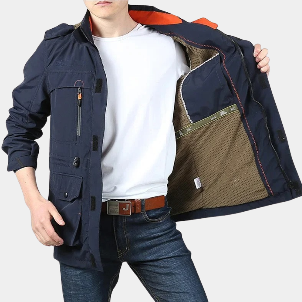 Casual Water- En Winddichte Outdoorjas Voor Heren - CAMELLO