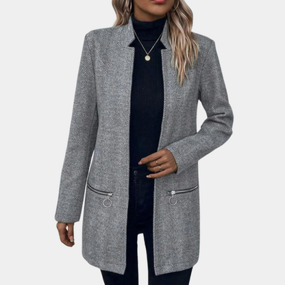 Trendy Grijze Trenchcoat Jas Voor Dames - Cayla