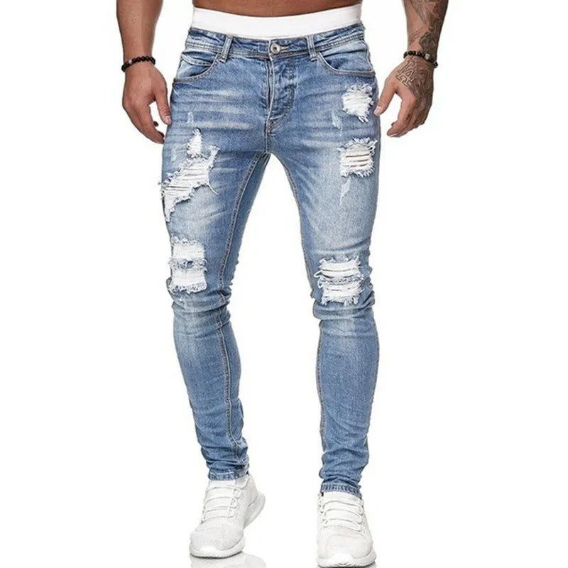 Street Wear Denim Jeans Voor Heren - JAYSON