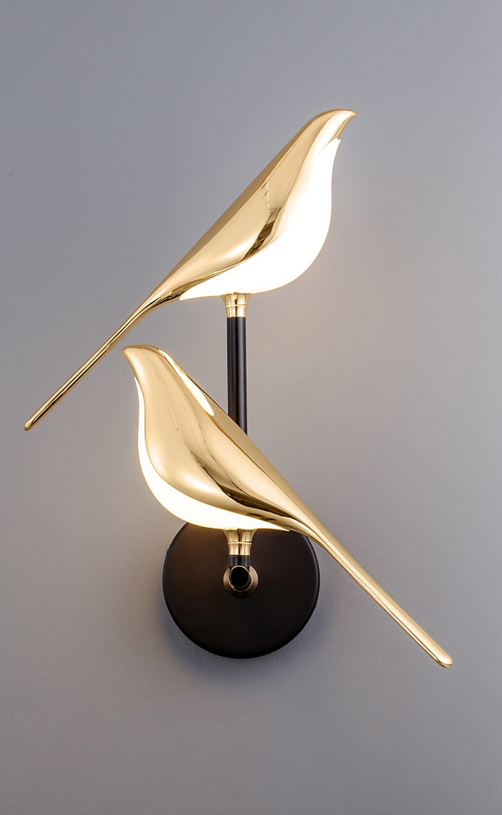 MrBird - Moderne wandlamp in de vorm van vogels