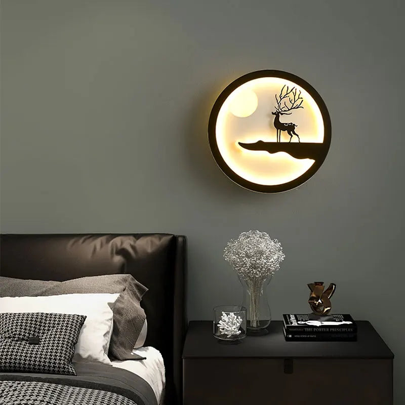 ScandiGlow Bedwandlamp - Minimalistisch Design en Warm Licht