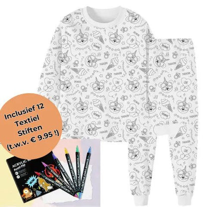 DreamPalette - Creatieve Bedtijd Kleding voor Kinderen