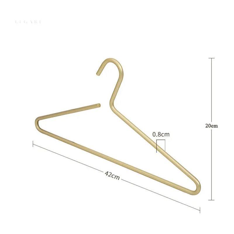 Luxe Anti-Slip Kledinghanger - Stijlvolle Massieve Matte Kleerhangers Voor Langdurig Gebruik - (5 per set)