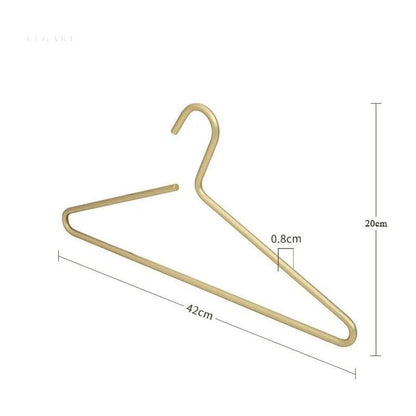 Luxe Anti-Slip Kledinghanger - Stijlvolle Massieve Matte Kleerhangers Voor Langdurig Gebruik - (5 per set)