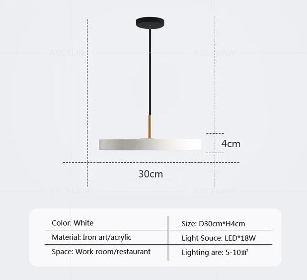 ZenSerenity – Minimalistische Plafondlamp voor een Rustige en Stijlvolle Sfeer