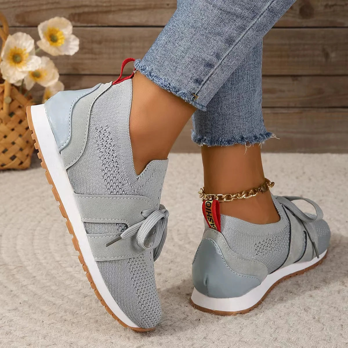 Trendy En Comfortabele Ademende Dames Sneakers - Sarah