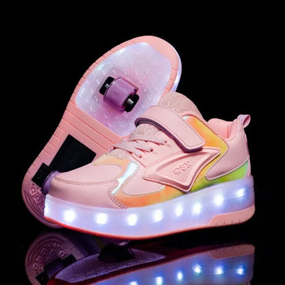 GlowRoller LED Wieltjeschoenen voor Kinderen – Verlichte Fun en Beweging